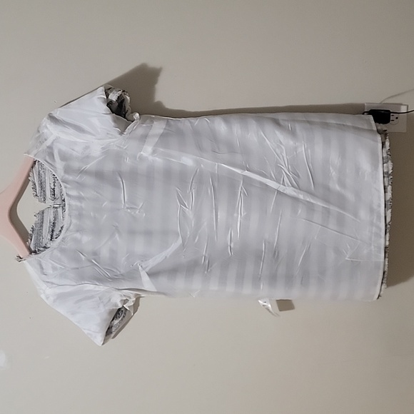 MICHAEL KORS DRESS METALLIC AND STRIPES SIZE 8 IN VERY GOOD CONDITION - Picture 10 of 10